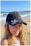 100% Cotton % Cotton Hat with Stones for Young Girls (9-15 Years Old) (Size 54 cm)