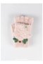 95% Viscose 5% Spandex, Girls' Soft Covered Cut Gloves (Ages 4-8) - 2
