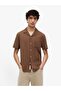 تي شيرت رجالي TJM REG LINEN BLEND CAMP SS EXT DM0DM23058-THGVM - 2