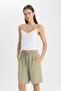High Waist Short Leg Belmando Shorts I6760AZ24HS - 2