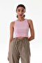 Basic Ribbed Halter Neck Modal Body