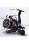 2000 Series BILLINGS 1000-7000 Spinning Fishing Reel 8-12KG Drag with Metal Rocker&Spool 5.2:1 Gear - 6