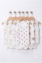 100% Cotton Set of 6 Sleeveless Baby Bodysuits - Newborn & 3-12 Months |   Bear, Animal, Heart, Mom Dad, Carrot and Cute Bear