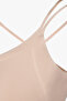 Laser Cut Seamless Cross Strap Ghost Bra Skin - 6