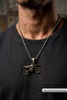 Motorcycle Handcrafted Stainless Steel Chain Men's Necklace - 2