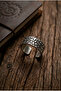 Special Design Masculine Adjustable Men's Ring with Pebble Motif