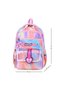 Ultra-Luxury Heart Detailed Girls' Premium Primary School Bag with Back Support, Thermal Lunch Box and Pen Holder - 3