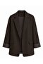 Patterned Cuffed Blazer Jacket - 2