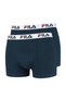 Herren Boxershorts, 2er Pack - Baumwolle, einfarbig