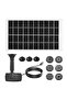 Solar Water Fountain Pump Outdoor 4W 5V Solar Panel Kit 200L/H Flow Rate Outdoor Solar Water Pump... - 2