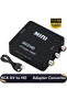 RCA AV to HDMI-compatible Converter AV/CVSB L/R Video Box HD 1080P 1920*1080 Support NTSC PAL Out...