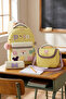 2055 Triple Set Girls' Primary School Middle School Bag Backpack School Bag Multi-Compartment Ortho