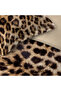 King Size 100% Cotton Satin Double Duvet Cover Set Leopard Feather 220X240Cm - 2