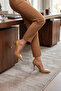 Suzanna Taba Genuine Calfskin Pointed Toe Classic Thin Heeled Stiletto Shoes - 3