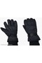 Men's Black Winter Ski Snow Gloves with Velcro Adjustment at the Wrist, Soft Fleece Inside, Waterproof - 3