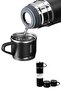 Gldisptm Thermos Stainless Steel Thermos Black Color 3 Cups (95908) Thermos Set - 3