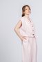 Women's Summer Powder Celinea Wide Collar Vest and Wide Leg Pants Set 1315 - 2