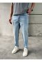Washable Detail Comfortable Fit Light Blue Banan Jeans - 3