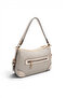 Beige - Beige Logo Women's Shoulder Bag Sp1269 - 4