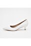 Genuine Leather 4 cm Heeled Pointed Toe Women's Stiletto - 5