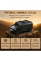WS-590 Car Shape Bluetooth Speaker with FM Radio, USB/TF Card Support, TWS Pairing, 8W Output 1500mAh Rechargeable Battery - 7