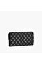 Sam Monogram Print Tri-Fold Wallet with Button Closure - 2