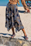 Women's Asymmetrical Cut, Bohemian Style Skirt 3242160 - 4