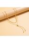 Long Gold Necklace for Women,14k Gold Color Plated - Simple Adjustable Jewelry Gift Trendy - 6