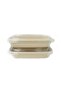 Bagasse Rectangular Container With Pet Lid, 750 ml (Pack of 50) - 2