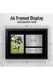 Alayra Framed Justin Jefferson Minnesota Vikings Gifts Printed Signed Autograph Picture for NFL American Rules Football Memorabilia Fans - A4 Framed - 2