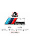 Bmw m Logo Emblem – Adhesive Model and Metal Mounting