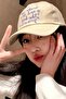 Women's Vintage Wake up Embroidered Adjustable Baseball Cap Hat