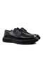 70914 Genuine Leather Black Men's Casual Shoes - 5