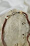 Silvery Natural Stone Necklace with Fishbone Details - 5