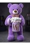 Giant 90cm Purple Plush Bear + 15 Mini Teddy Bears Love Box Surprise Concept Gift for Lover, Friend, Sister Plush Toy - 4