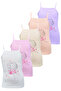 Onurel 5-Piece Girls' Lycra Printed Athletic Underwear Set - 2