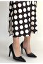 Pley Black Patent Leather Stiletto Shoes