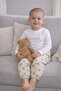 2-13 Years Old Girls' Pajama Bottoms 100% Cotton Combed Cotton Elastic and Cuffed Legs Comfortable Fit Baby Single Bottoms - 5
