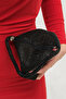 Black Women's Imported Mini Crystal Stone Evening Dress Evening Bag Clutch - 4