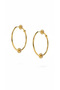 Circle earrings with Zirconia