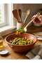 Stainless Steel Gold Color Colander - Perforated Luxury Presentation and Serving Spoon 25 cm - 3
