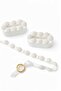 Pearl Patterned Concrete Ring Holder Minimalist - 2