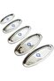 Stainless Steel Platter Kitchen Trays Oval Shape Serving Tray, 304 Stainless Steel - 5pc Set