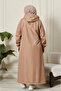 Women's Plus Size Hooded Zipper Long Coat - 7