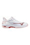 Wave Exceed Court Ac Women's Tennis Shoes White / Red - 6