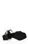 26S-882 Black Women's Heeled Sandals - 6