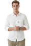 White Comfortable Fit, Wrinkle-Free, Iron-Free Modal Fabric Lycra Men's Shirt 2602633