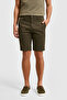Men's Dark Khaki Woven Shorts 50322320-Vr111 - 2