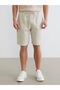Gray Comfortable Fit Men's Muslin Shorts - 3