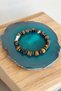 Tiger's Eye Bracelet 10 mm Large Size Faceted Cut Tiger's Eye Stone Bracelet - 4
